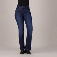LEVI'S® WOMEN'S CURVY FLARE  - DARK INDIGO - WORN IN