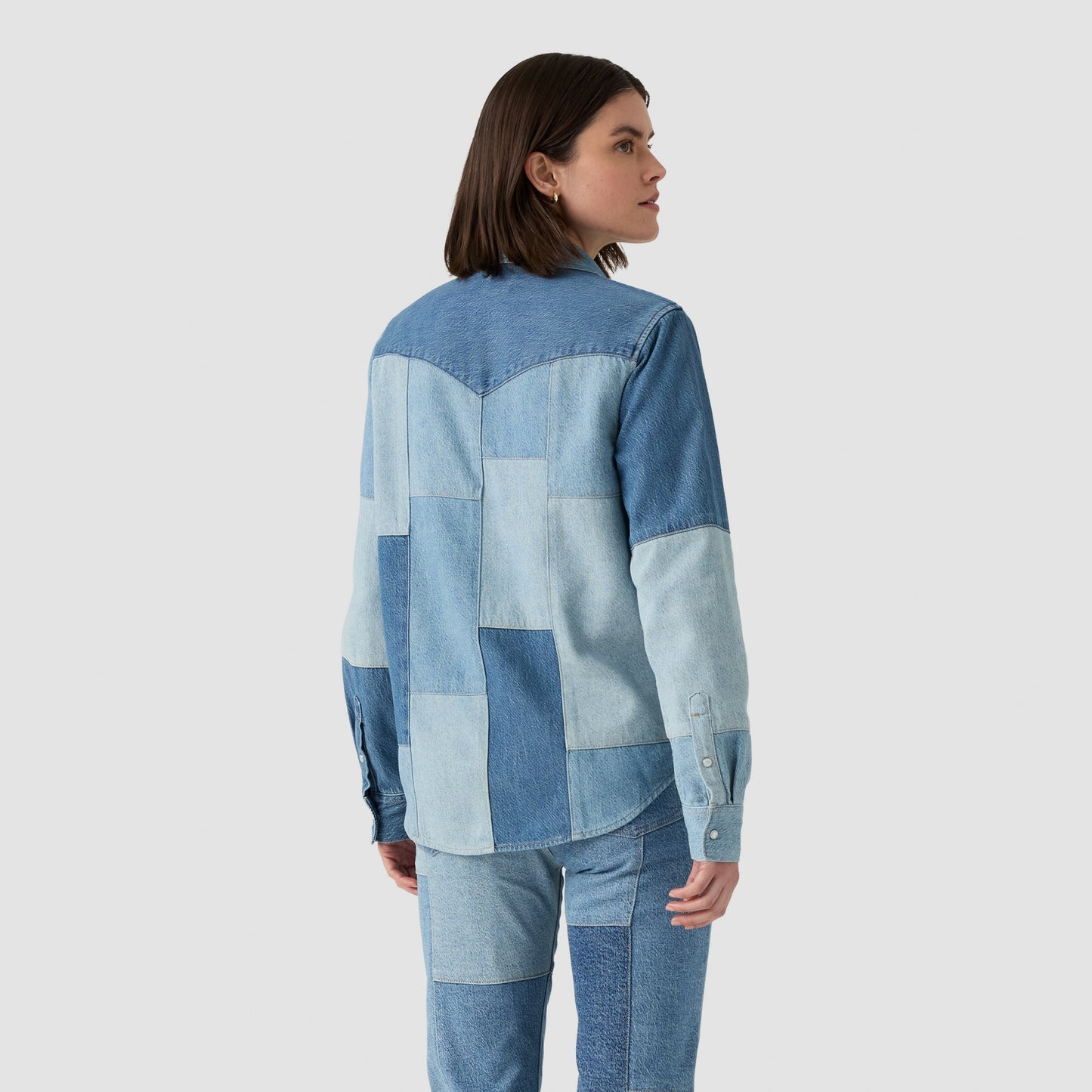 LEVI'S® WOMEN'S PATCHWORK ICONIC WESTERN SHIRT - MULTI COLOUR