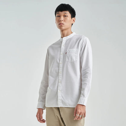 LEVI'S® MEN'S BANDED COLLAR 1 POCKET SHIRT - NEUTRAL