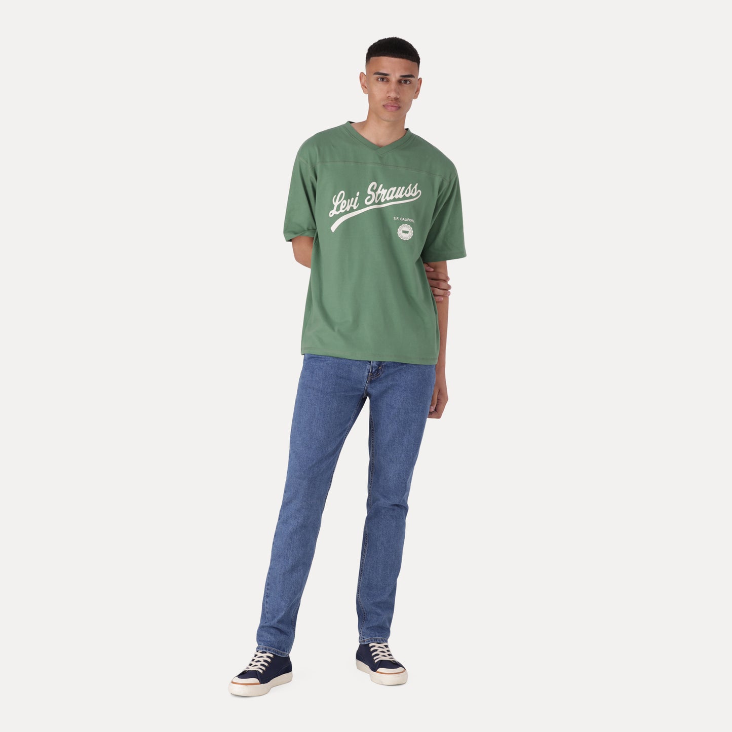 LEVI'S® MEN'S 511™ SLIM JEANS - MED INDIGO - WORN IN
