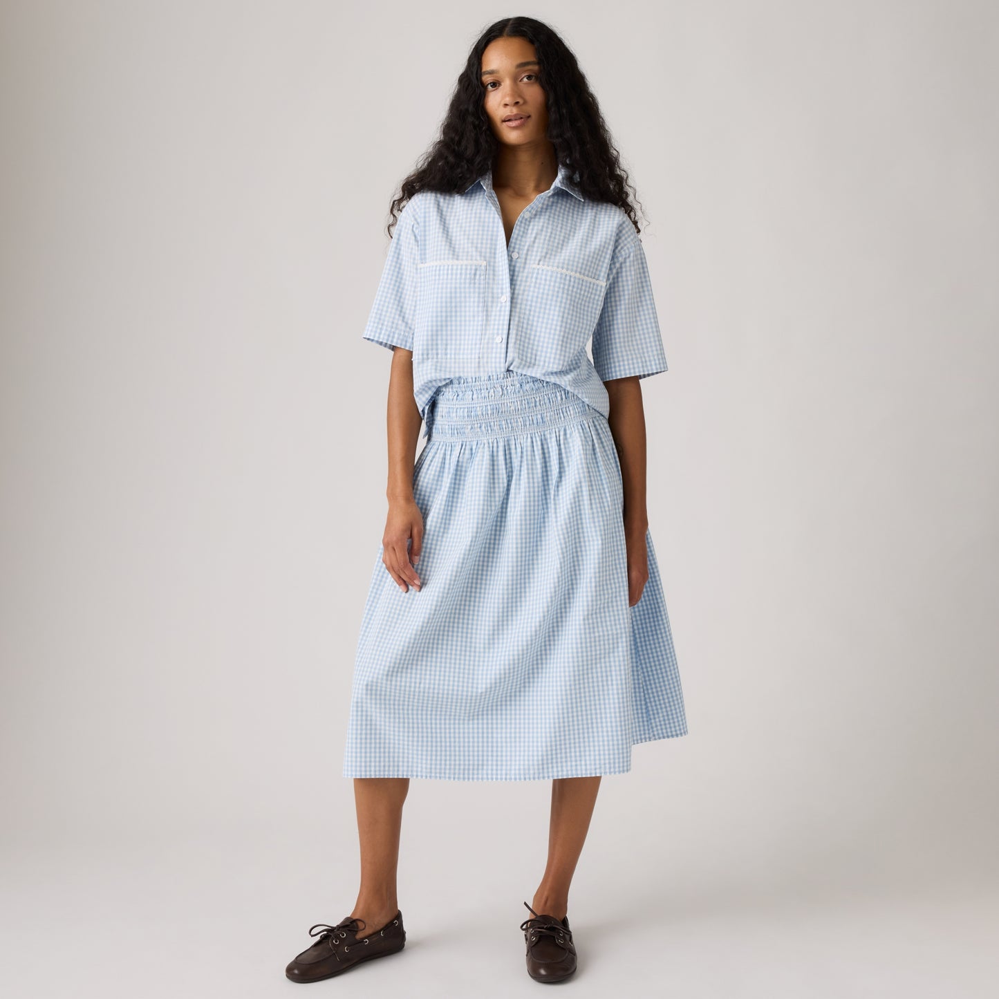 LEVI'S® EVERDEEN MIDI SKIRT - BLUE