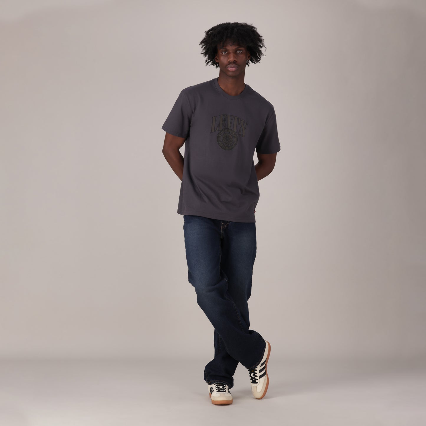 LEVI'S® MEN'S 555™ RELAXED STRAIGHT JEANS
 - DARK INDIGO - WORN IN