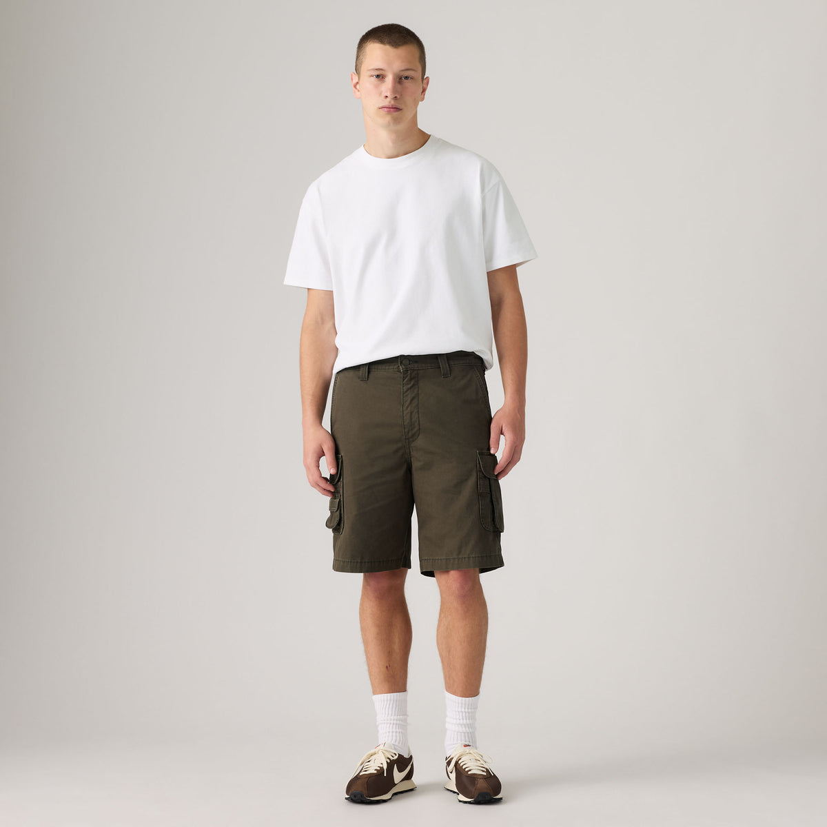 LEVI'S® MEN'S FISHING CARGO SHORTS - BROWN