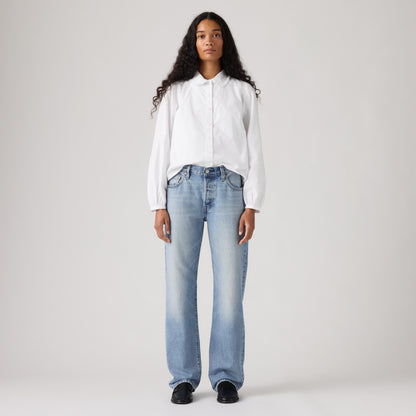 LEVI'S® WOMEN'S 501® '90S JEANS - MED INDIGO - WORN IN