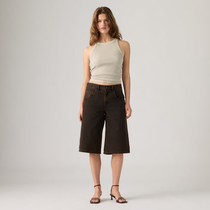 LEVI'S® WOMEN'S SUPER BAGGY JORTS - BLACK