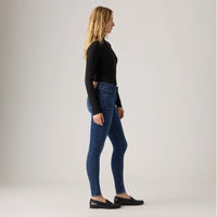 LEVI’S® WOMEN'S 721 HIGH-RISE SKINNY JEANS - DARK INDIGO - WORN IN