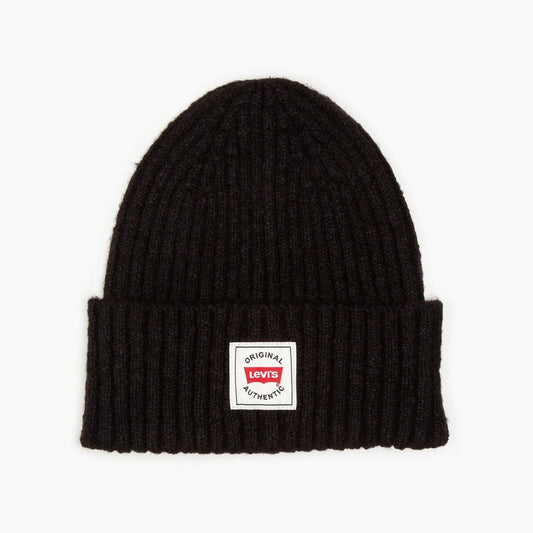 HOLIDAY BATWING BEANIE - BLACK