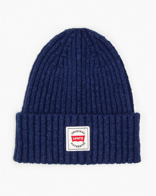 HOLIDAY BATWING BEANIE - NAVY BLUE