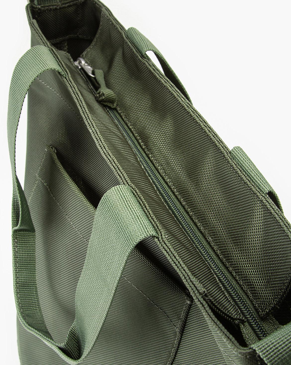 ICON TOTE - BOTTLE GREEN