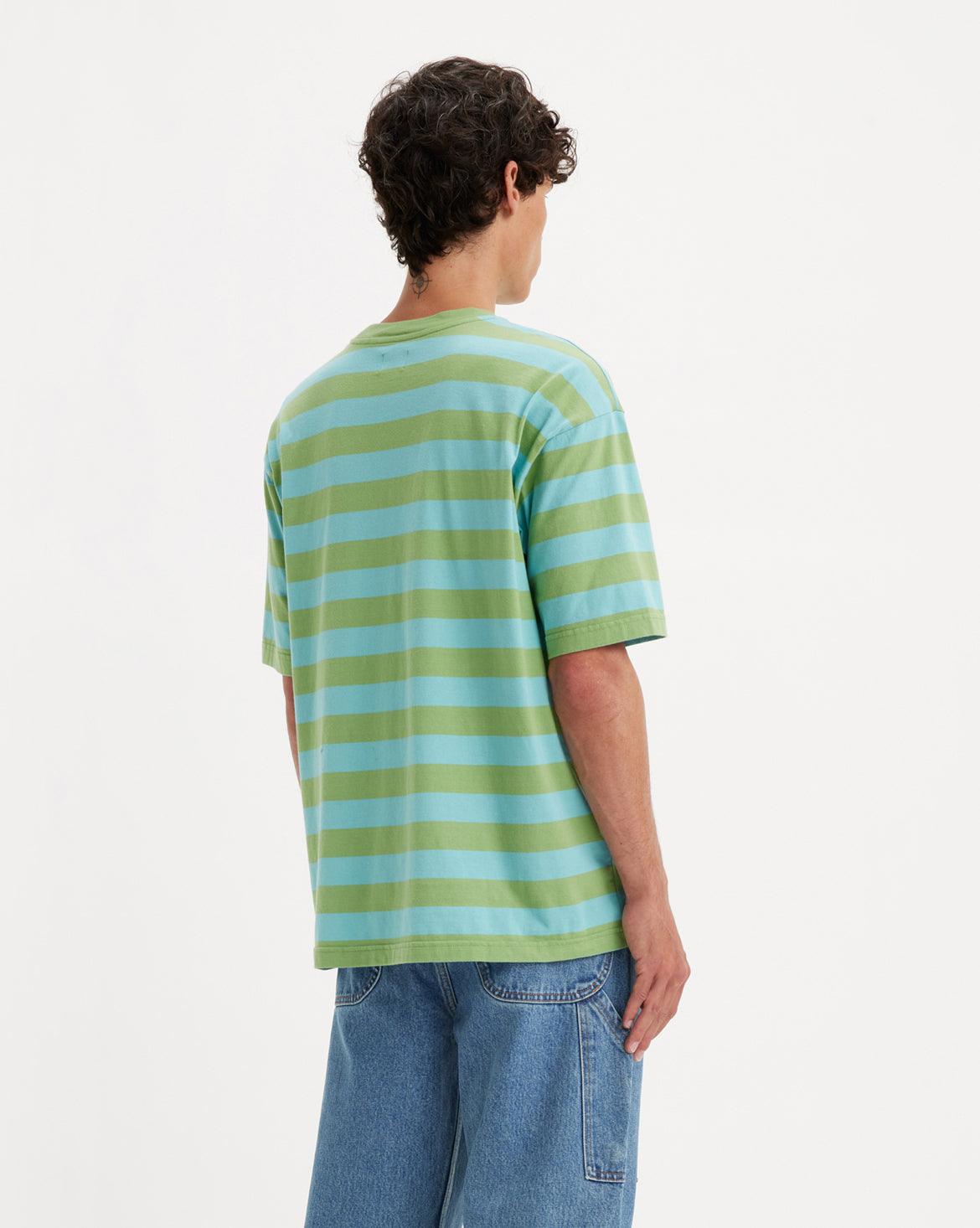 LEVI'S® SKATEBOARDING GRAPHIC BOXY T-SHIRT - BLUE