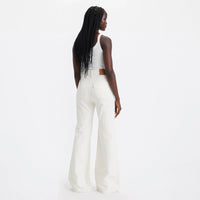 RIBCAGE BELL JEANS - WHITE