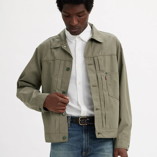 TYPE I TRUCKER JACKET - GREEN