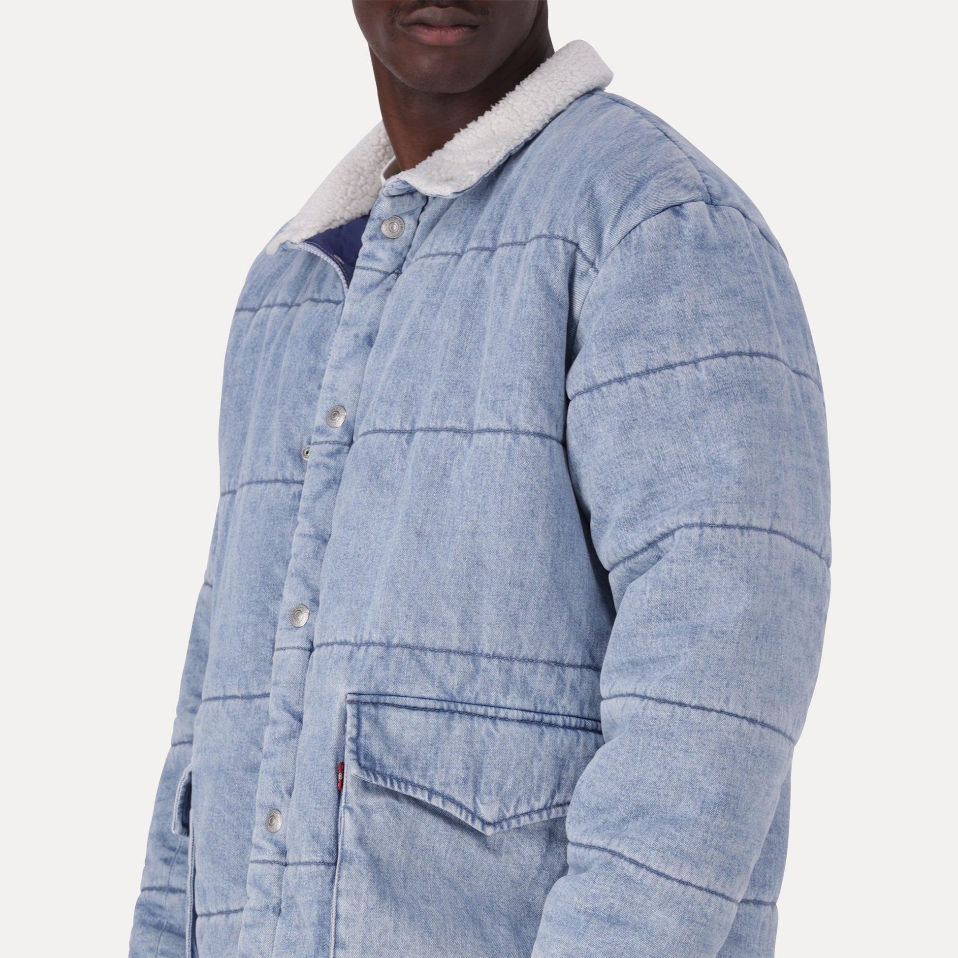 WESTERN SUPER PUFFER VEST - BLUE