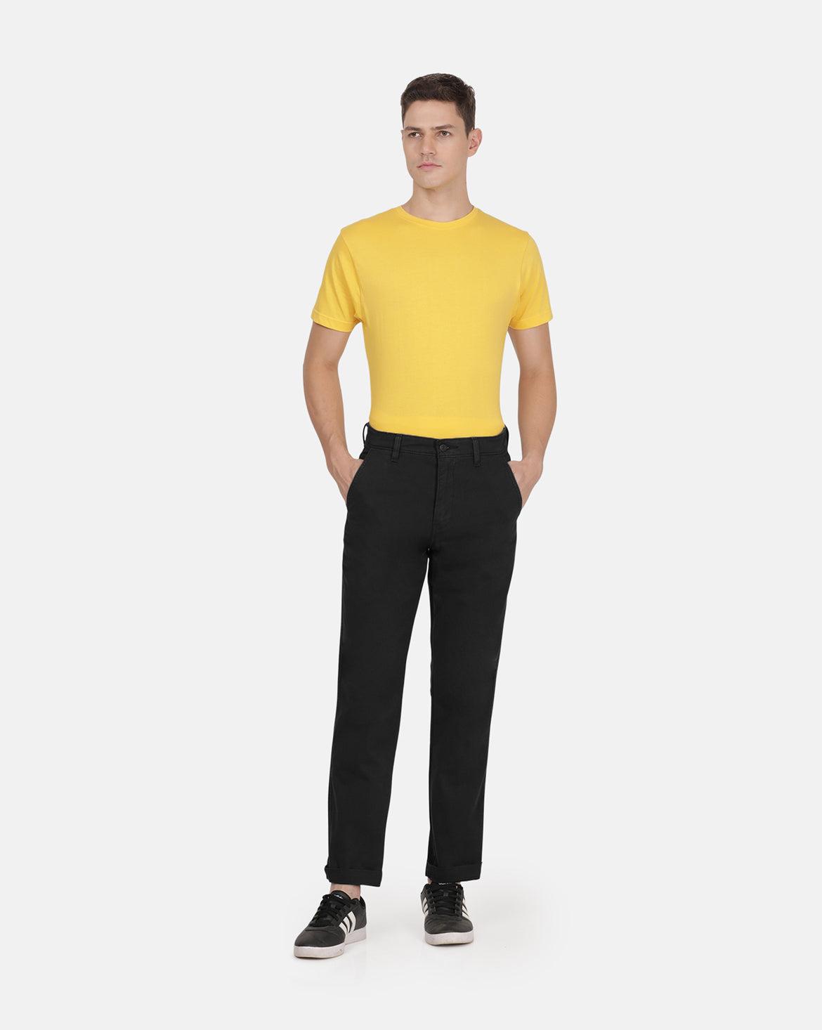 XX CHINO AUTHENTIC STRAIGHT PANTS - BLACK